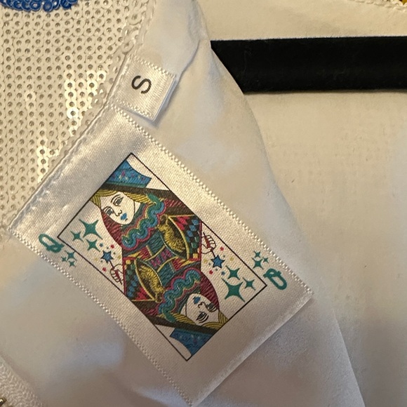 QOS- Queen of Sparkles Colorful Sequin Sequin Face Tank - Picture 3 of 3